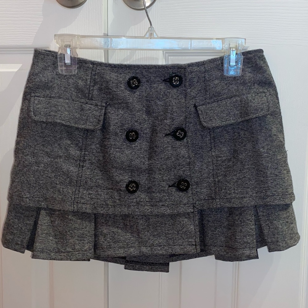 NWT Costa Blanca Gray Skirt with Pockets